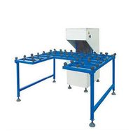 Machine de polissage et de rectification des bords de verre en ligne droite à double bande humide pour le traitement commercial du verre
