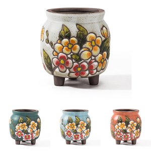 Porcelaine Céramique Vases À Fleurs Pot De Fleurs Peint À La Main Intérieur Table Jardinage Coréen Succulent Mini Mignon Charnu Pot De Fleur - Product Image 4
