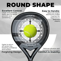 Raquette de tennis en carbone thermoformée haute performance avec logo personnalisé, fabrication OEM, qualité professionnelle, fourniture directe d'usine