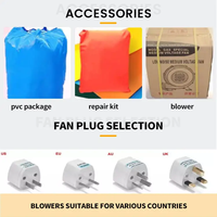 Structure de jeu gonflable parachute WINWAY en PVC pour team building, achat professionnel et location économique pour parcs d'attractions, fabrication chinoise