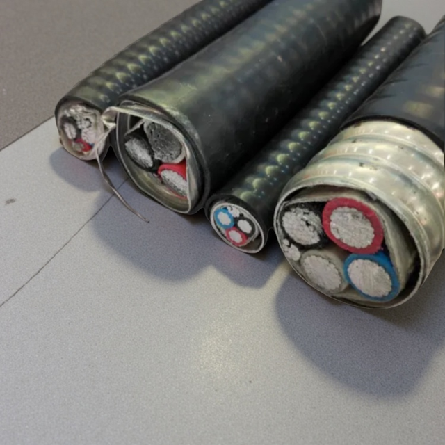 Electrical Cable Teck 90 3x1/0AWG 3x2/0AWG Flexible Armoured Power Cable