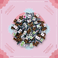 Jeu de Mahjong Américain en Mélamine Gravée 4 Couches 1-1/4 po, 160 Tuiles, Tapis de Jeu Antidérapant Léopard Luxe Art Déco, Portable, pour Poker et Mahjong