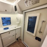 Caravane de luxe moderne en aluminium aéronautique, tout-terrain, avec douche et toilettes, légère et remorquable – Vente chaude aux États-Unis