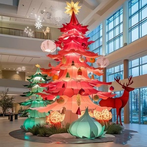 2024 sáng tạo trong nhà LED cây thông giáng sinh đèn điều khiển thông minh với năng lượng mặt trời/Pin cung cấp năng lượng cho cây giáng sinh lớn - Product Image 4