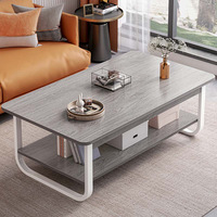 Table basse en pierre pour petit appartement - Design moderne et minimaliste - Meuble multifonctionnel pour salon/côté canapé