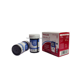 แผ่นทดสอบน้ำตาลในเลือด ราคา คุณภาพ ปลอดภัย Accu2 <span class=keywords><strong>Sinocare</strong></span> - Product Image 3