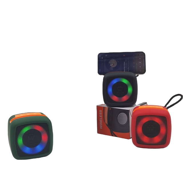 2026 New Arrival 911 Colorful Speaker RGB Lighting HIFI Bass Portable Bluetooth 5.4 Speaker