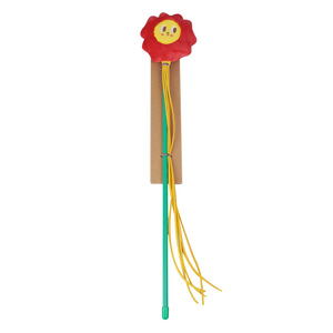Customized smiley face <b>cat</b> teaser wand, pet self-entertainment and entertainment toy, durable <b>plush</b> <b>cat</b> supplies manufacturer. - Product Image 5