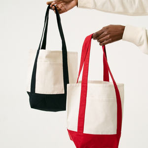 Sac à déjeuner léger en tissu recyclé pour le travail quotidien, l'école, les voyages et les repas en plein air, offrant un matériau souple et facile à transporter - Product Image 3