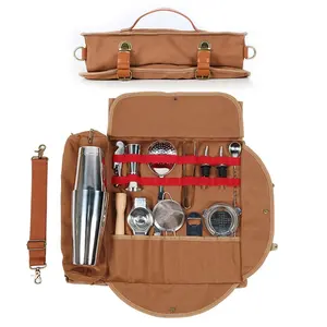 CHANGRONG – kit de barman en toile personnalisé, sac de transport de voyage