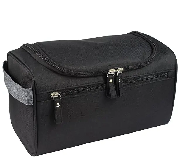 पोर्टेबल पुरुषों ऑक्सफोर्ड कपड़े यात्रा प्रसाधन आयोजक शेविंग Dopp किट कॉस्मेटिक मेकअप बैग 9 इंच