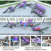 Broyeur à marteaux industriel pour la recyclage des métaux ferreux, des fûts d'huile, des coques de voitures, des vélos