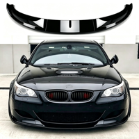 KIETUNE 3 pièces, nouveau séparateur de pare-chocs avant noir brillant pour BMW Série 5 E60 E61 2004-2010, pièces de tuning