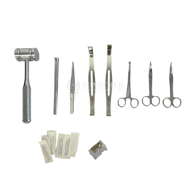 SY-XN20-1 Hot Sale Complete Stainless Steel Anatomical Instrument Set With Alloy Storage Box for Anatomy Lab