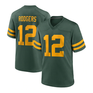 Groothandel Green Bay Heren 10 Love Football Jersey 8 Josh Jacobs 4 Brett Favre 85 Tucker Kraft Top Kwaliteit Borduurwerk Jersey Shirts - Product Image 5