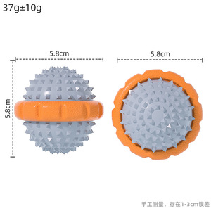 Hot <b>Dog</b> Things Glowing & Squeaky <b>Dog</b> <b>Ball</b> Toy, Double-Headed TPR Chew Toy for Teeth Cleaning, Interactive Pet Toy for Aggressive - Product Image 3
