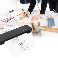 Printer Portabel Nirkabel MT800 BT Baterai 2600mAh Garansi 1 Tahun Mendukung Kertas 216mm 300DPI Stok Android IOS untuk Ponsel