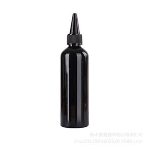 Bouteille à bec pointu noire de 100 ml pour encre pigmentée, emballage général, plastique pour animaux de compagnie Hengshui - Product Image 5