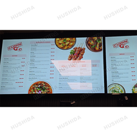 Écrans d'affichage LCD pour magasins de détail HUSHIDA, écrans publicitaires, lecteur de menu LCD pour table, pour centres commerciaux, restaurants, utilisation de signalisation numérique