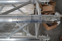 Structure d'échafaudage portable en aluminium 6061 avec cadre galvanisé pour éclairage de scène et spectacles, anodisation anti-corrosion