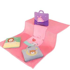 AIFEI TOY Multifunktionales 2-in-1 PP-Baumwolle Besticktes Cartoon-förmiges Plüschkissen-Decke Set Anpassbar für Auto/Büro - Product Image 4