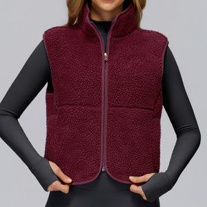 <span class=keywords><strong>Chalecos</strong></span> de Forro Polar Grueso de Alta Calidad para Exteriores, <span class=keywords><strong>Chalecos</strong></span> Deportivos sin Mangas para Yoga, Ropa con Diseño Sólido, Chaleco Cálido para <span class=keywords><strong>Mujer</strong></span> - Product Image 4
