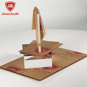Jumei Clear PET Adhesivo de doble cara precio al por mayor resistencia tablero acrílico transparente hoja transparente - Product Image 3