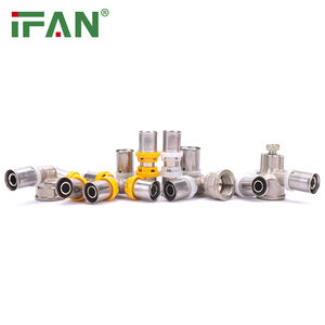 IFANガス管継手ASTM D2513 16-32MM真鍮PEXプレス継手黄色真鍮ガス管継手 - Product Image 2