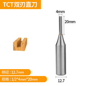 Broca de corte profesional MDF TCT Diseño de 2 flautas-Recorte y ranurado en una pasada - Product Image 2