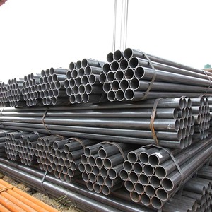 Tubo di acciaio al carbonio saldato nero 33.4mm 42.2mm 60.3mm ASTM/ API certificato <span class=keywords><strong>per</strong></span> impalcature 6m/12m di lunghezza - Product Image 3