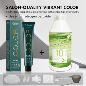 HANLI OEM Tinta per Capelli Permanente a Lunga Durata, Colorante <span class=keywords><strong>Naturale</strong></span> Personalizzato, Crema Colorante <span class=keywords><strong>Senza</strong></span> <span class=keywords><strong>Ammoniaca</strong></span> - Product Image 2
