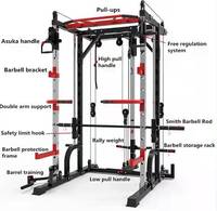 En stock, vente en gros, équipement de fitness pour la maison, appareil multifonctionnel de cross-training, machine Smith, cage de musculation, rack de squat réglable