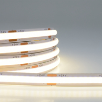 Bande LED COB en gros d'usine 24V 312 LED/m 8mm 4000K CRI90 10W/m 740lm/m pour éclairage de meuble encastré