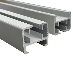 Factory Price Raw Material Electric Curtain Rails Aluminum Motorized Curtain Track