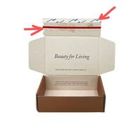 Sobre de Cartón Corrugado Ecológico Moderno Personalizado con Forma de Avión, Autoadhesivo con Tira Desprendible, Impresión de Logotipo a Cuatro Colores con UV