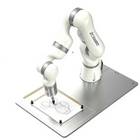 Robot de dessin intelligent IA, machine de dessin robotique à motifs d'art générés par l'IA, 0,5 kW 48 V