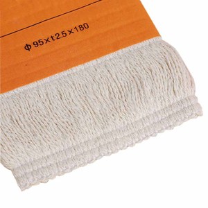 1 ensemble de mèches orange et blanc crème 9,5x18 cm pour poêle à mazout, utilisation intérieure, mèches pour chauffage au mazout - Product Image 3