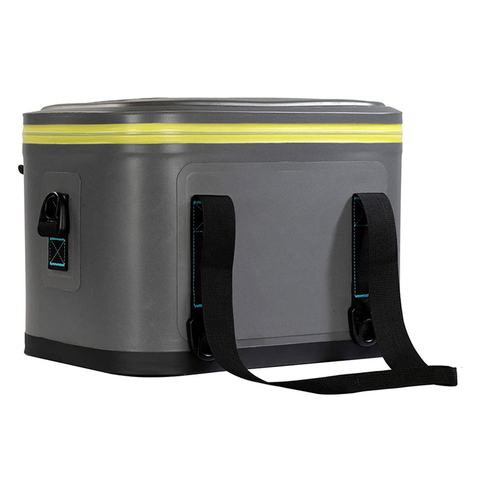 Custom Insulated Thermal Waterproof Solar Panel Ready Portable Ice Chest Soft Cooler Bag 600D TPU 8CANS Capacity Wine 24-72