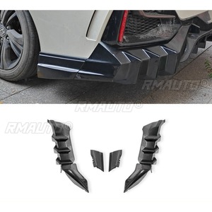 For Hond Civic 10th Generation Sedan Styling Kits Rear Bumper <b>Splitters</b> Diffuser Rear Bumper Lip <b>Splitters</b> Diffuse Body Kit - Product Image 3