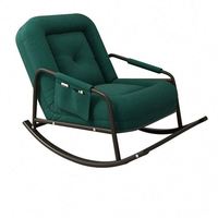 Fauteuil à bascule pivotant de style américain pour salon, mobilier de luxe moderne, fauteuil à bascule pivotant nordique pour hôtel