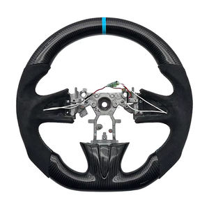 Volante Alcantara de fibra de carbono de nuevo diseño para volante de coche Infiniti Q50 - Product Image 3