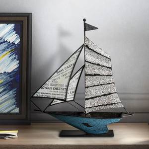 Artistique Simple métal artisanat cadeaux lisse <span class=keywords><strong>voile</strong></span> créatif fer <span class=keywords><strong>voile</strong></span> temps logo victoire bannière cadeaux décor à la maison - Product Image 3