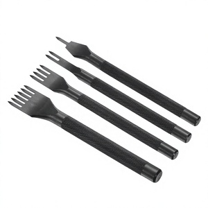 Black Diamond <b>Leather</b> <b>Punch</b> Tool Set Stitching <b>Hole</b> <b>Punch</b> 1 2 4 6 Prong Manual Leatherworking <b>for</b> Belt Making - Product Image 3