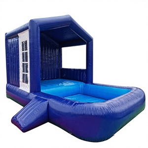 Piscina inflable portátil de PVC para exteriores con barra y sofá en venta. - Product Image 1