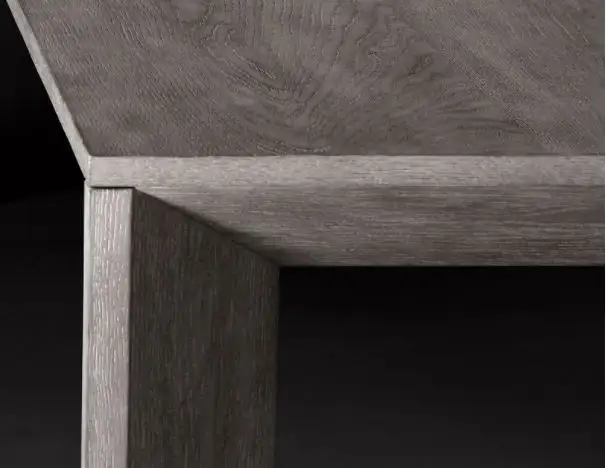 Mesa rectangular de madera de roble maciza, mesa de comedor Extensible, 10 asientos, HLM36