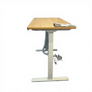 Base de bureau électrique ergonomique moderne de haute qualité à double moteur, extensible, réglable en hauteur sur 3 niveaux, pour bureau assis-debout commercial en acier - Product Image 3