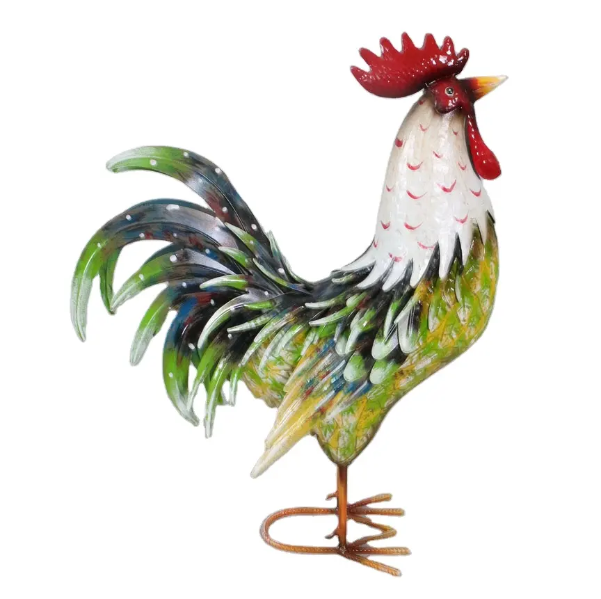 Newart מתכת דקורטיביים אמנות פסלי מתכת תרנגול