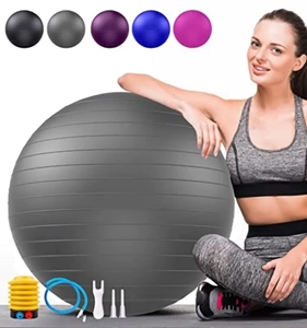 Pelota de <span class=keywords><strong>Pilates</strong></span>, Ideal para Ejercicios de Yoga, Ejercicios de Core, Equipo de Entrenamiento de Barra de Goma, para Mujeres, Hombres, Niños y Bebés - Product Image 3