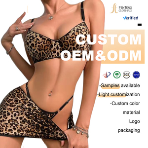 Dưới Lulu tùy chỉnh euro-mỹ HOT GIRL hộp đêm độc lập trạm sexy báo in ba điểm ren Đồ lót bộ - Product Image 1