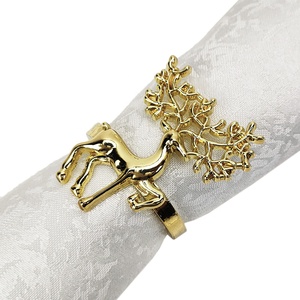 Cerf <span class=keywords><strong>de</strong></span> noël wapiti anneau <span class=keywords><strong>de</strong></span> <span class=keywords><strong>serviette</strong></span> pour la <span class=keywords><strong>table</strong></span> - Product Image 3